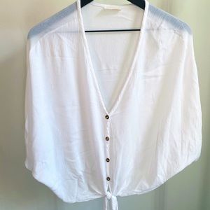 White Boho Blouse